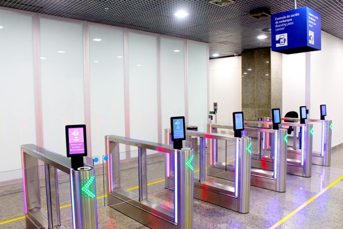 controle de cartão de embarque