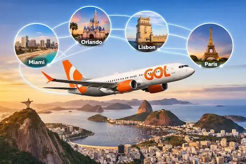 gol new flights miami orlando paris lisbon