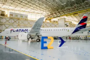 LATAM Welcomes First New Embraer E195-E2